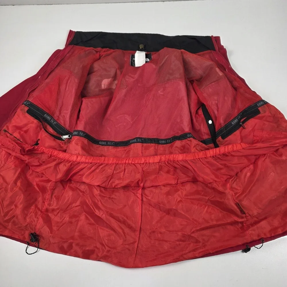 The North Face Jacket Mens Medium Red Black Gore-Tex Waterproof Snow Ski